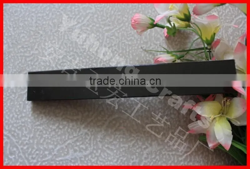 Black color hand held fan package paper box