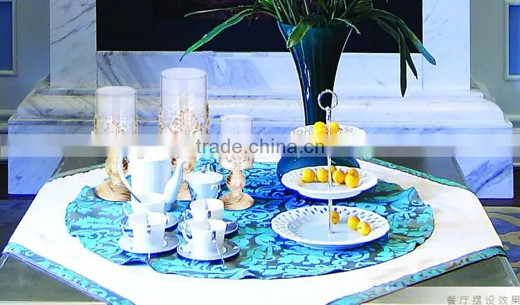 Vintage European style glass candle holder, candlestick for home / bar/ dinner table/ wedding
