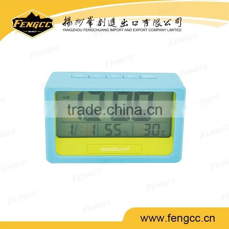 2016 fashionable stylish mini digital cube alarm clock for desktop