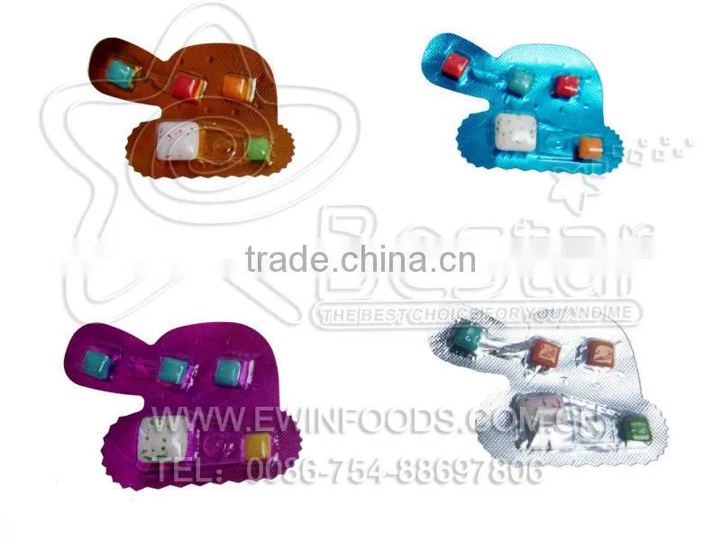 Colorful Tank Shape Bubble Gum