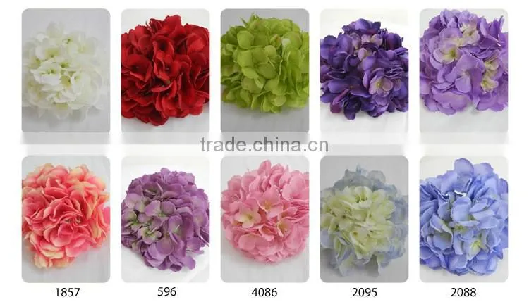 centerpieces flower artificial hydrangea head