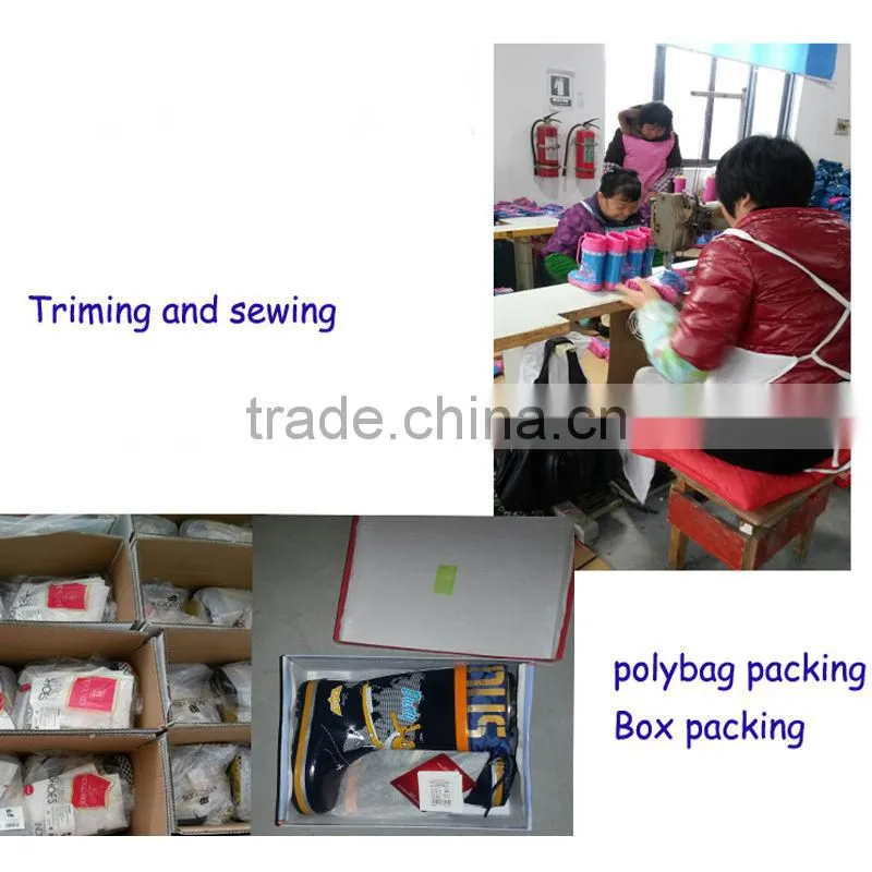 children warm rubber rain boots