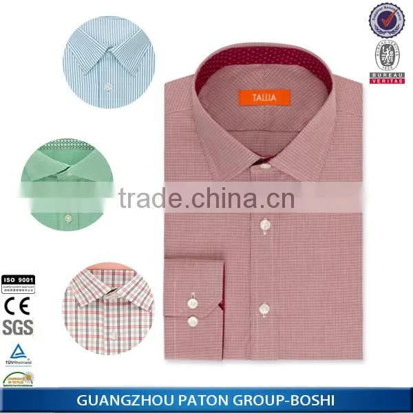Men business formal shirt men's shirt slim fit from Guangzhou