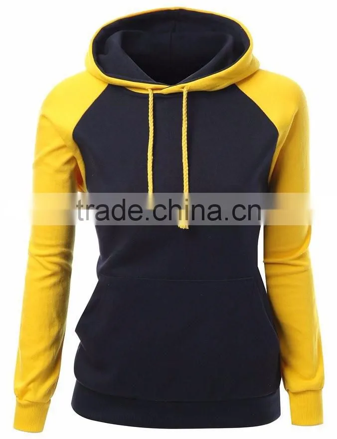 OEM service China supreme quality blank pullover hoodie for women girl sweater