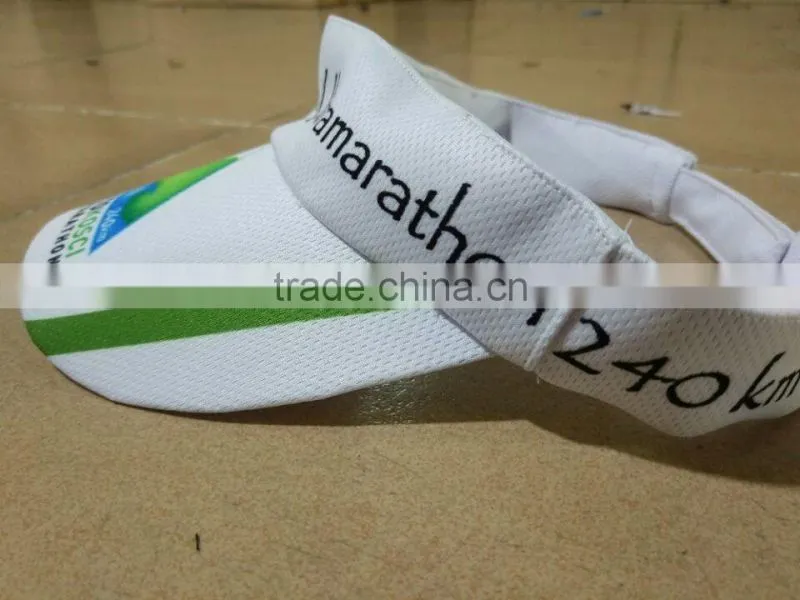 2016 OEM high quality fashion mesh running sun visor/cap