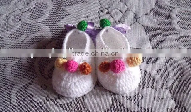Hand made Crochet Baby and Toddler Shoes