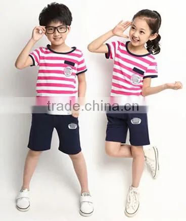 Wholesale clothes summer boy set child clothing