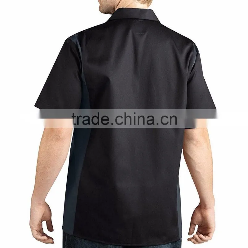 OEM High Quallity Mens' Uniforms Work Colorful Short Sleeve Work Wear Uniforms Shirts For Men
