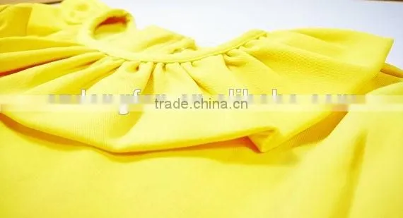 Three-quarter Sleeve Lotus Leaf Collar Skirt Frock Design Mother Daughter Matching Dress
