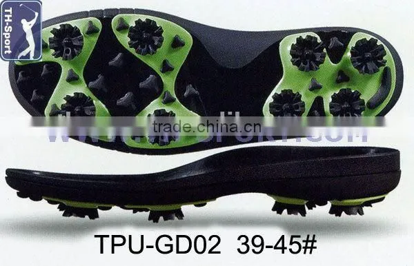 Super quality stylish mens PU golf shoes soles 2014 new design