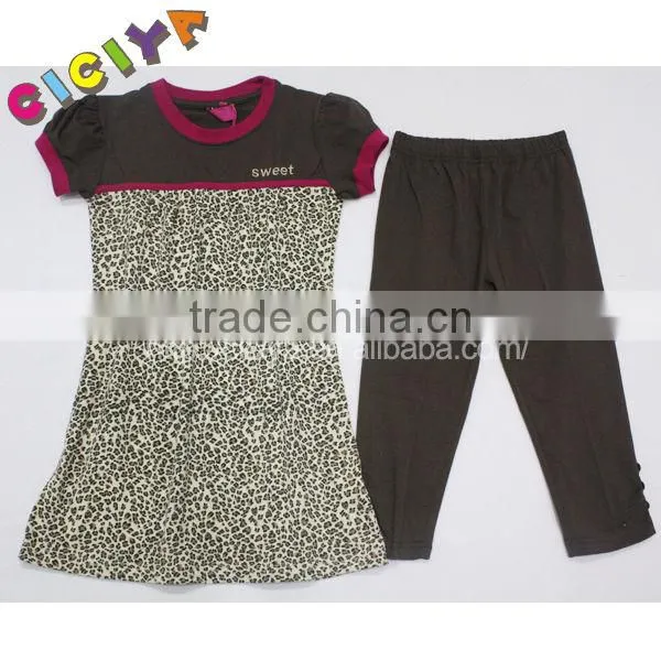 Top design summer pajamas for lady leopard printing pajama 2pcs set custom wholesale