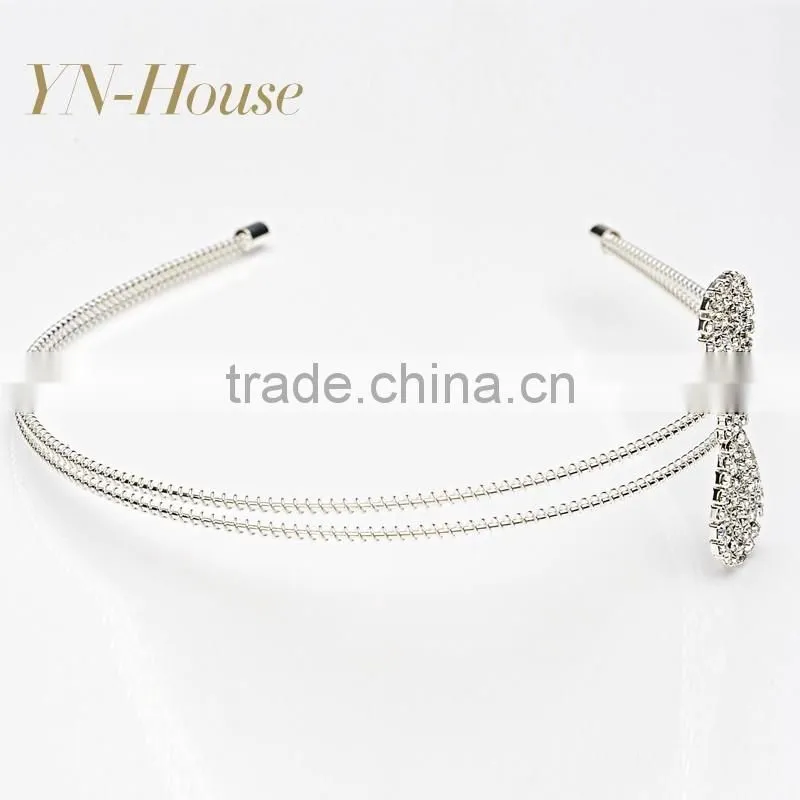 Shining rhinestone Romantic Hair miss world crown and tiara Girls Hair Accessories for Wedding