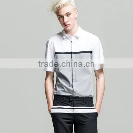 men fashion shirt short sleeve men shirts mixed colors