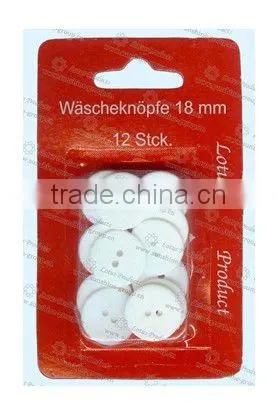 Eco Friendly Resin 4 Hole Shirt Button