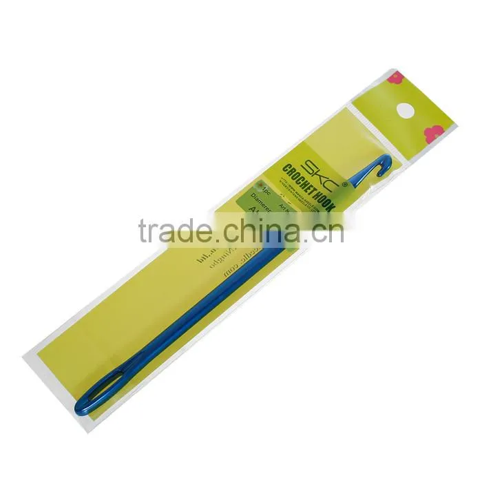 5.8mm Aluminum Crochet Hooks Deep Blue 16.5cm(6 4/8") long, 1 Piece