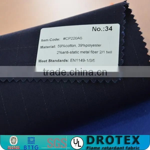 EN1149-5 Antistatic fabric for coal mine clothing