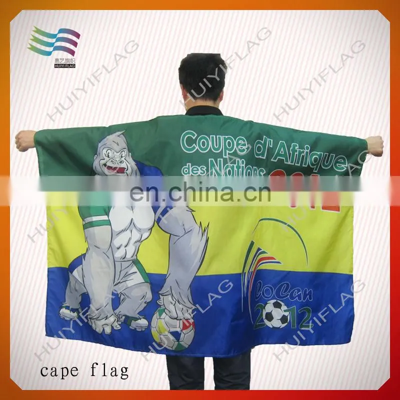 wholesale polyester cape flag for British sports fan
