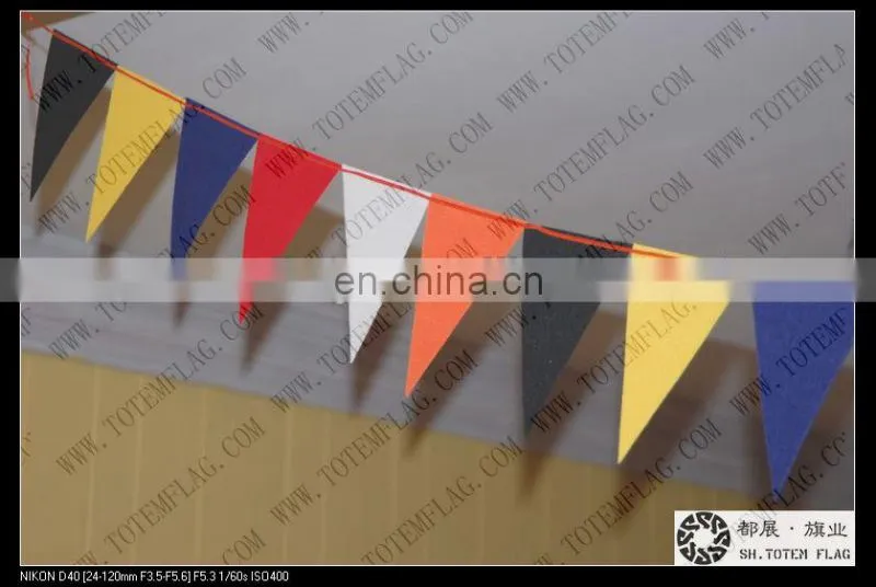 Holiday Bunting Flags , Colorful Bunting Banner