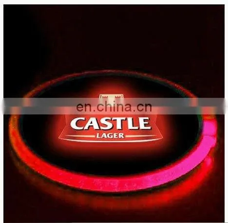 blue laser light coasters glow bar products promotional flashing items