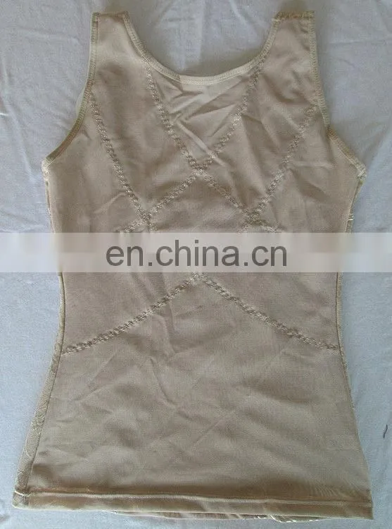 2013 lady underwear slimming vest body shaper with hot fix rhinestone
