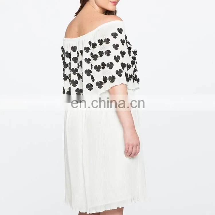 China high quality clothing factory plus size women clothing dinner party dress for fat women