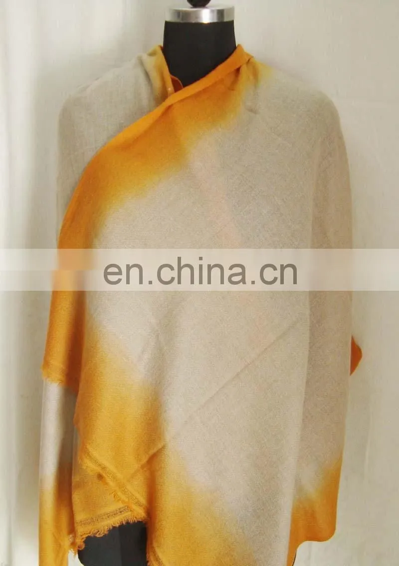 GAUZE PASHMINA WOOL OMBRE