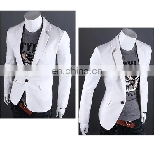 2017 Latest Fashion Western Formal Wear For Men Six Color Casual Slim fit One Button Suit Blazer Coat Jackets