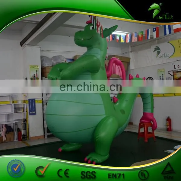 Greet Fat Inflatable Dragon Sex Toy / Hongyi Inflatable Animal With SPH Sey  Dragon