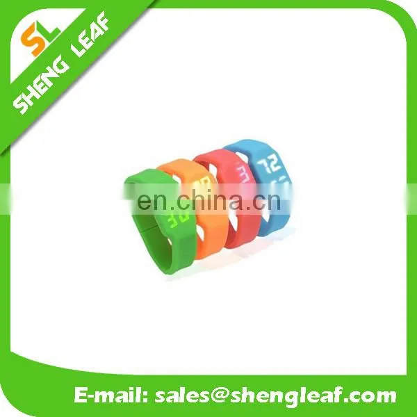 Cheap silicone wristband usb