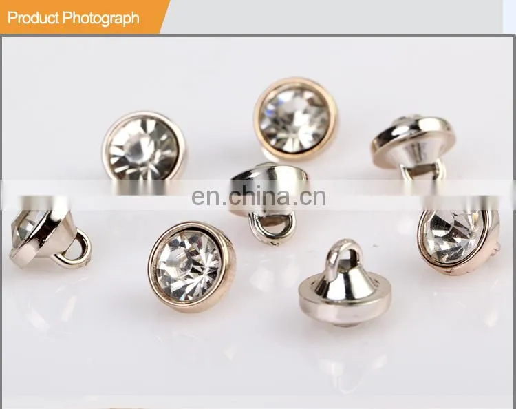 Shank Rhinestone Shirt Button BA60133