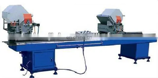 Double head cutting saw for UPVC door &window