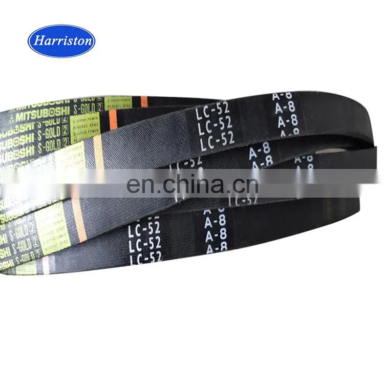 LC-52 Crawler Rubber V Belt Kubota Combine Harvester Spare Parts