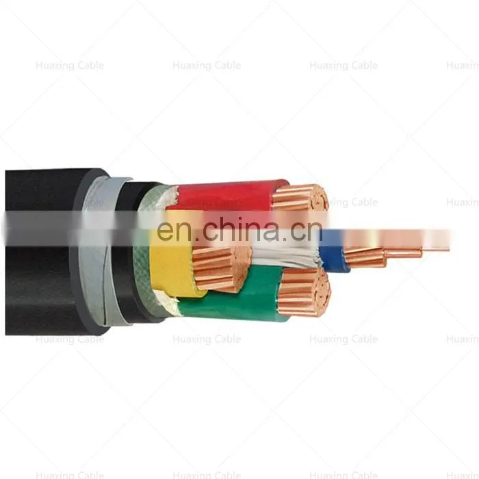 4 Core Armoured Electrical Cable Low Voltage 0.6 /1KV 4Cx120mm Double Steel Tape
