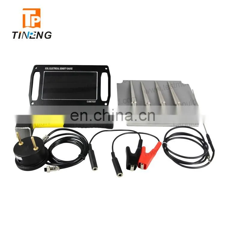 Portable automatic soil non-nuclear Electrical Density Gauge (EDG) for soil testing