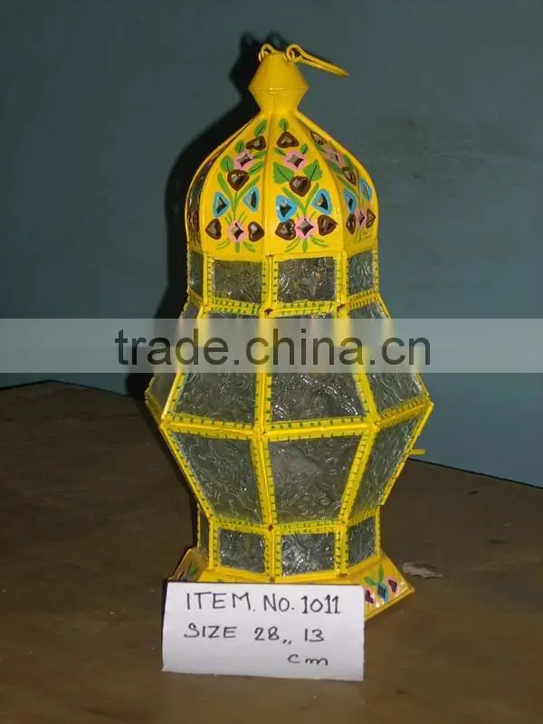 Unique T Lite Metal Garden Lantern