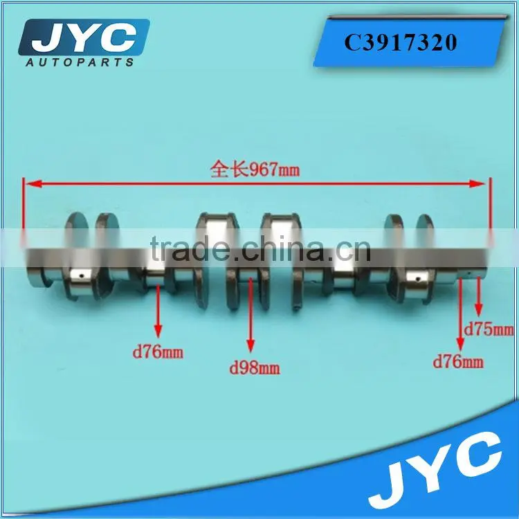 6CT desiel engine forged crankshaft assy manufacturer for truck C3917320