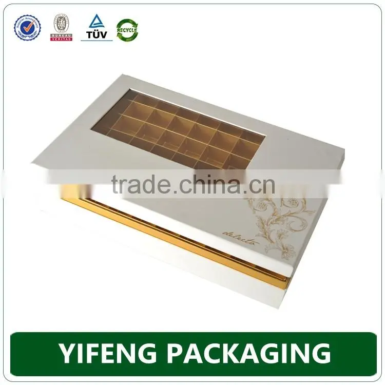 Custom Luxury Cardboard Packaging Recycled Paper Packaging For Chocolate Box