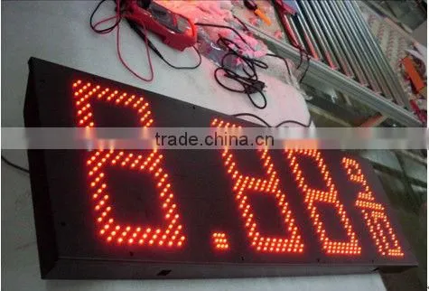 8 inch Outdoor electronics LED digital price display for gas stations sign