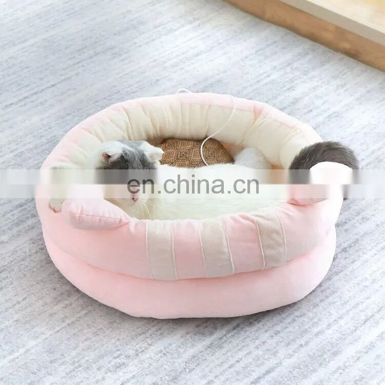 2020 Fashion Luxury Warm Cat Dog Pet Bed Pattern in Winter