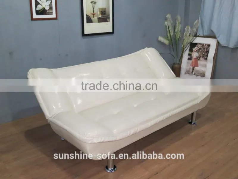 Best Selling Product & Sofa Furniturte & Fashion White Color Folding Sofa Bed