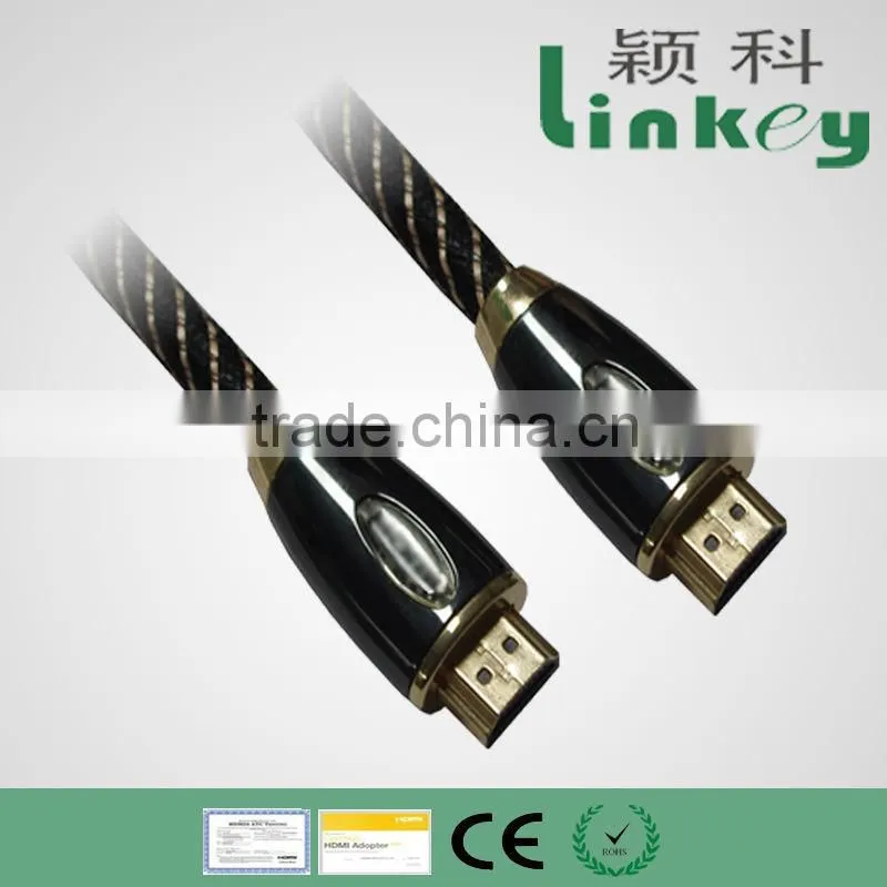 Top hdmi High speed 24k gold plated hdmi cable cost