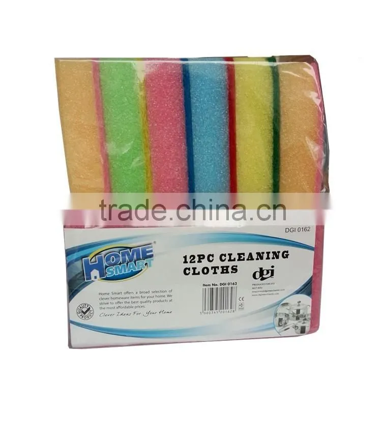 8pc Colorful disposable kitchen cleaning magic sponges