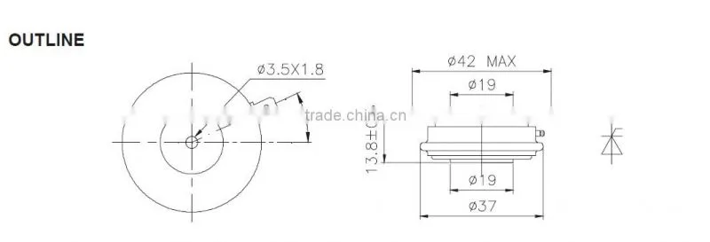 SCR KP500A 1600V High Power Thyristor