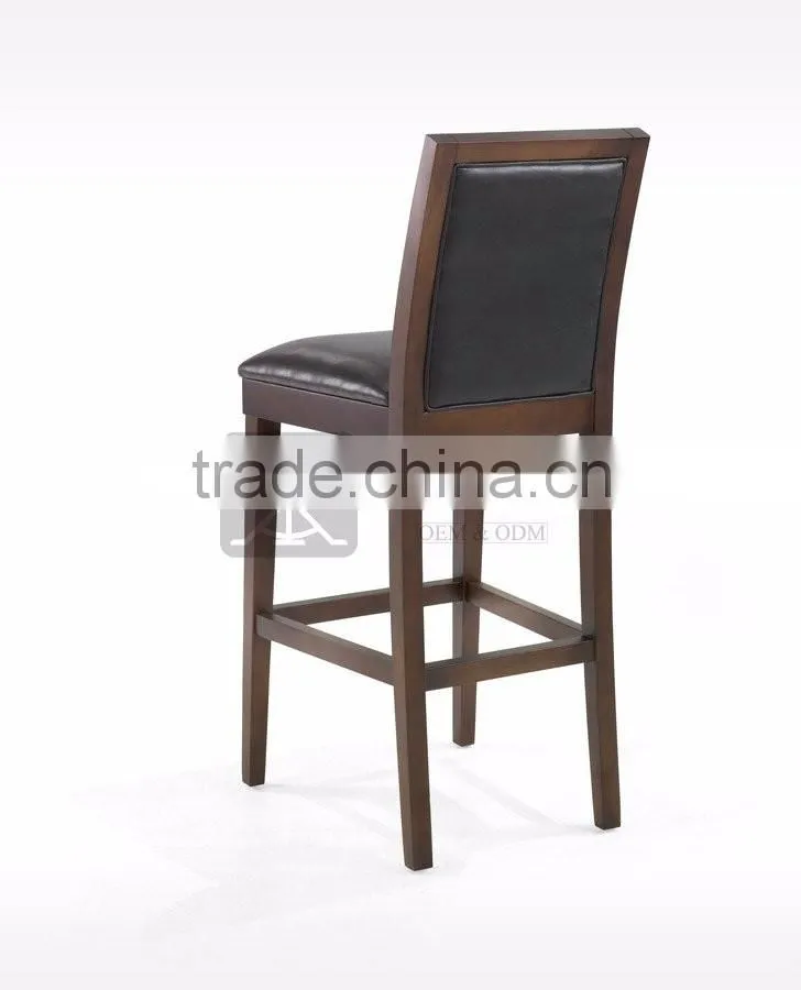 BC-014 Comfortable PU Leather Upholterd Plywood Bar Chair