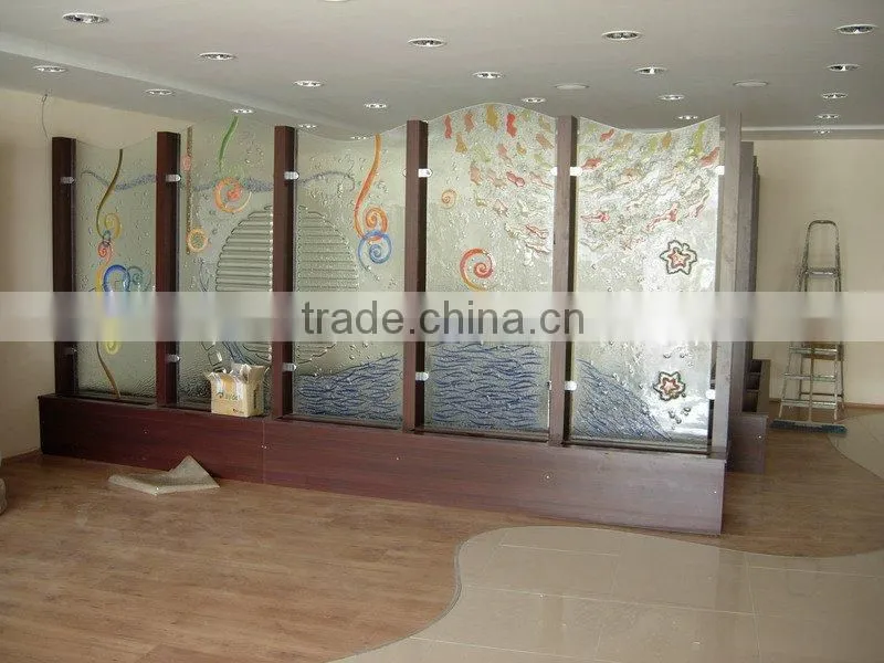 6mm paint glass for decorative used as kitchen wall panel backsplash