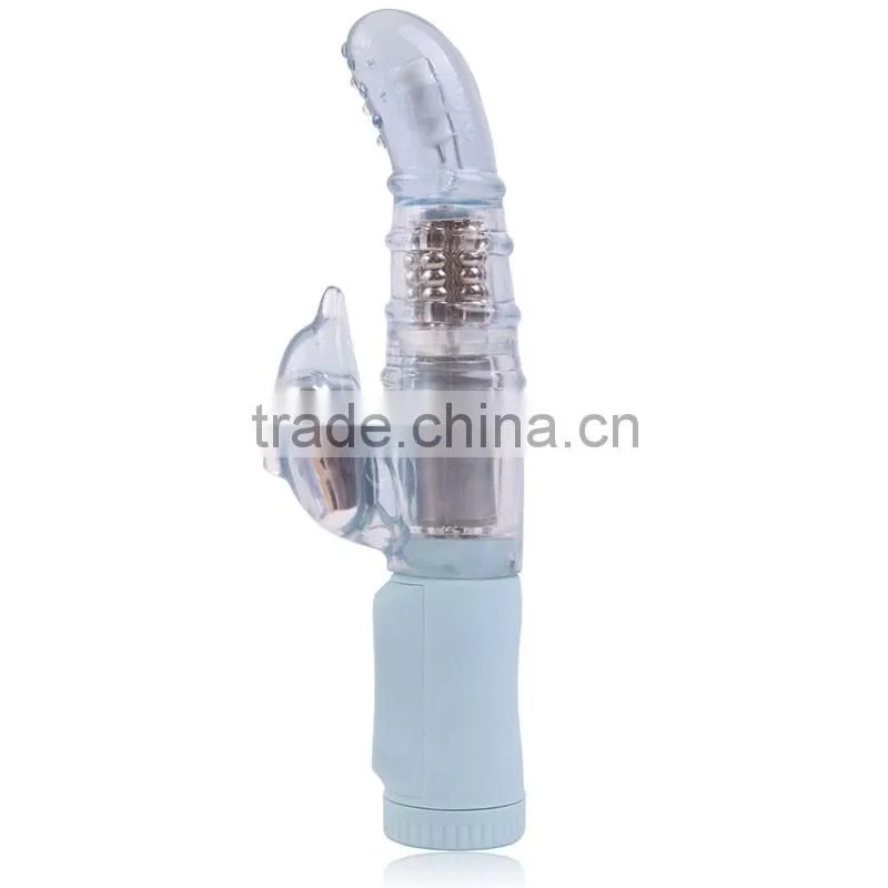 2016 Top quality G-Spot Silicone Vibrator dual Motors Stimulation Packed Clitoral Massager