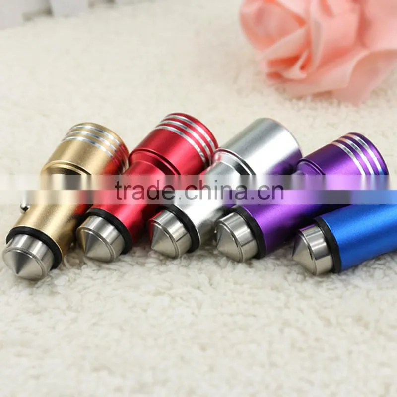 Hot Selling Car Accessories Usb Car Charger Colorful Automatic Mobile Phone car Charger 2016