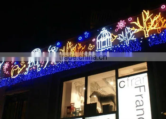 BA-1204 Light string style Front Door Decoration