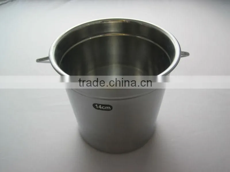 14cm, 16cm Stainless Steel Ice Bucket Cooler container