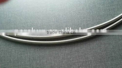 304 Stainless Steel Braided Smooth Surface PTFE Hoses